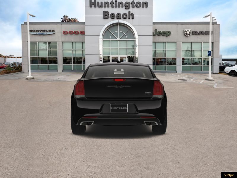 2023 Chrysler 300 Touring in a Gloss Black exterior color and Blackinterior. BEACH BLVD OF CARS beachblvdofcars.com 