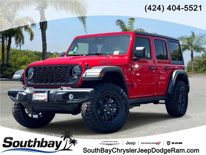 New 2026 Jeep Wrangler 4-door Willys