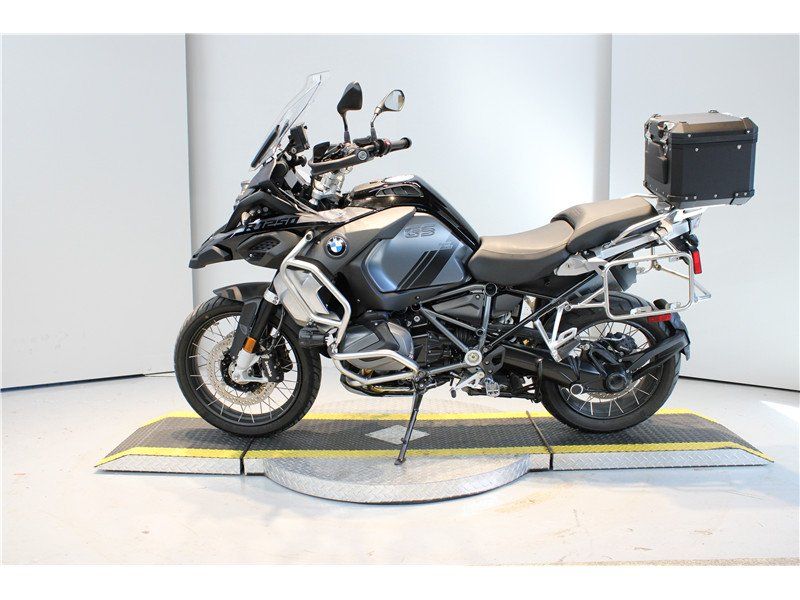 2023 BMW R 1250 GS Adventure in a BLACK exterior color. New England Powersports 978 338-8990 pixelmotiondemo.com 