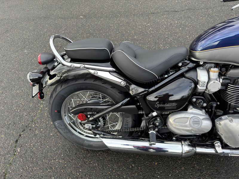 2025 Triumph Bonneville Speedmaster - PACIFIC BLUE - SILVER ICE 