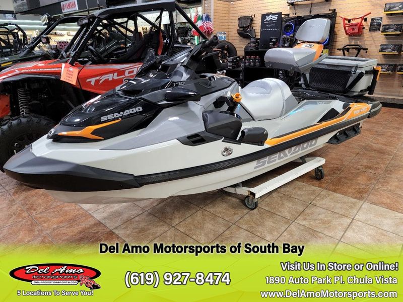 2024 Sea-Doo 19RG  in a SHARK GREY / ORANGE CRUSH exterior color. Del Amo Motorsports of South Bay (619) 547-1937 delamomotorsports.com 