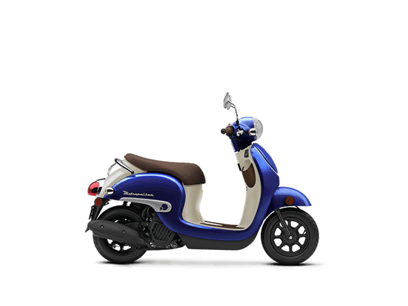 2024 Honda Metropolitan in a Blue Metallic exterior color. Parkway Cycle (617)-544-3810 parkwaycycle.com 