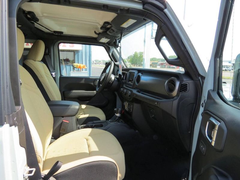 2023 Jeep Wrangler 2-door Sport S 4x4 in a Earl Clear Coat exterior color and Blackinterior. Militello Motors ​507-200-4344 militellomotors.net 