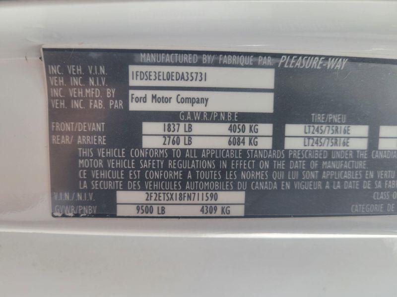 Used 2015 PLEASURE WAY EXCEL TS FORD CommercialImage 21