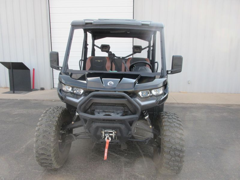USED 2023 CAN-AM DEFENDER MAX LONE STAR HD10 NIGHT BLACK Image 8
