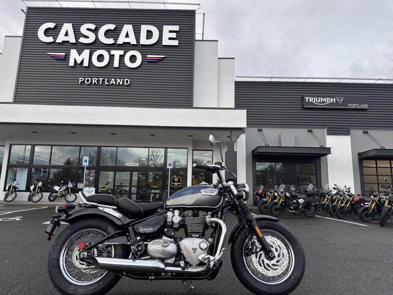 2025 Triumph Bonneville Speedmaster - PACIFIC BLUE - SILVER ICE 