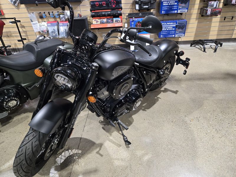 New 2025 Indian Motorcycle CHIEF BOBBER DARK HORSE BLACK SMOKE Image 4