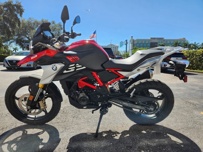 2024 BMW G 310 GS  in a RACING RED exterior color. BMW Motorcycles of Miami 786-845-0052 motorcyclesofmiami.com 