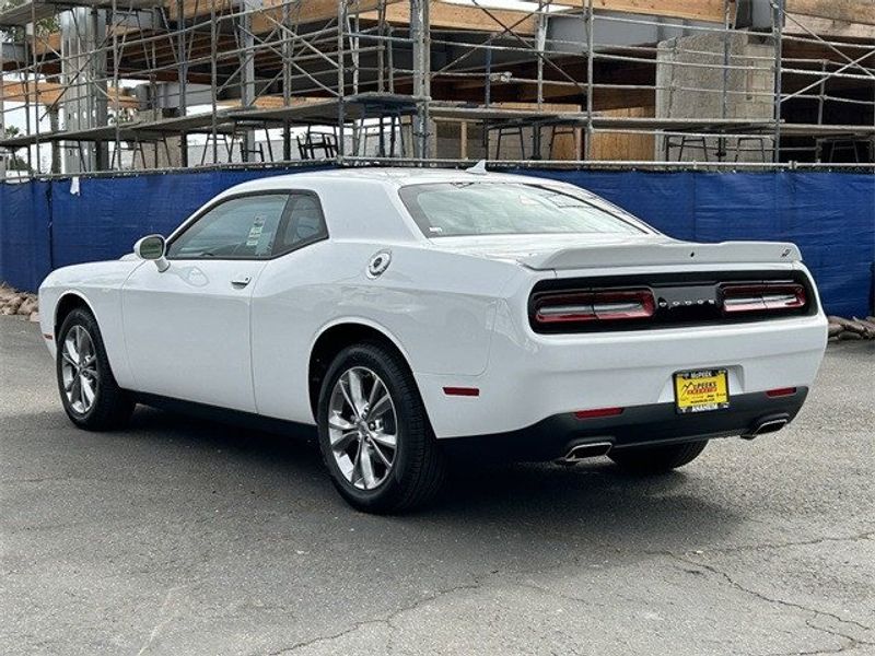 2023 Dodge Challenger SXT Awd in a White Knuckle exterior color and Blackinterior. McPeek