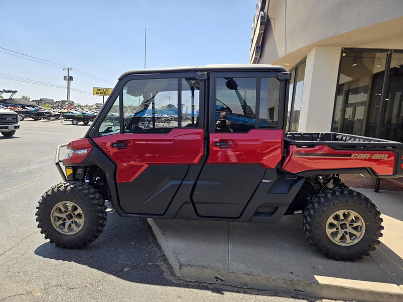 2025 Can-Am DEFENDER MAX LIMITED CAB HD10 FIERY RED Image 2