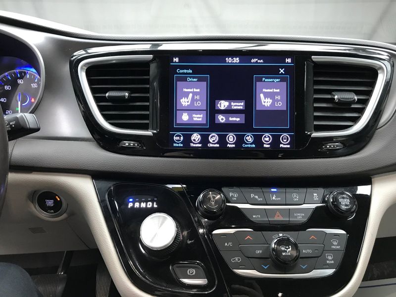 2019 Chrysler Pacifica Touring L Plus in a Granite Crystal Metallic Clear Coat exterior color and Toffee/Cognac/Alloyinterior. Weekley Chrysler Dodge Jeep Co 419-740-1451 weekleychryslerdodgejeep.com 