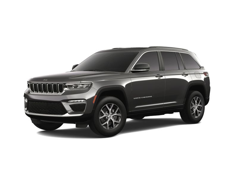 2024 Jeep Grand Cherokee Limited 4x4 in a Baltic Gray Metallic Clear Coat exterior color and Global Blackinterior. McPeek