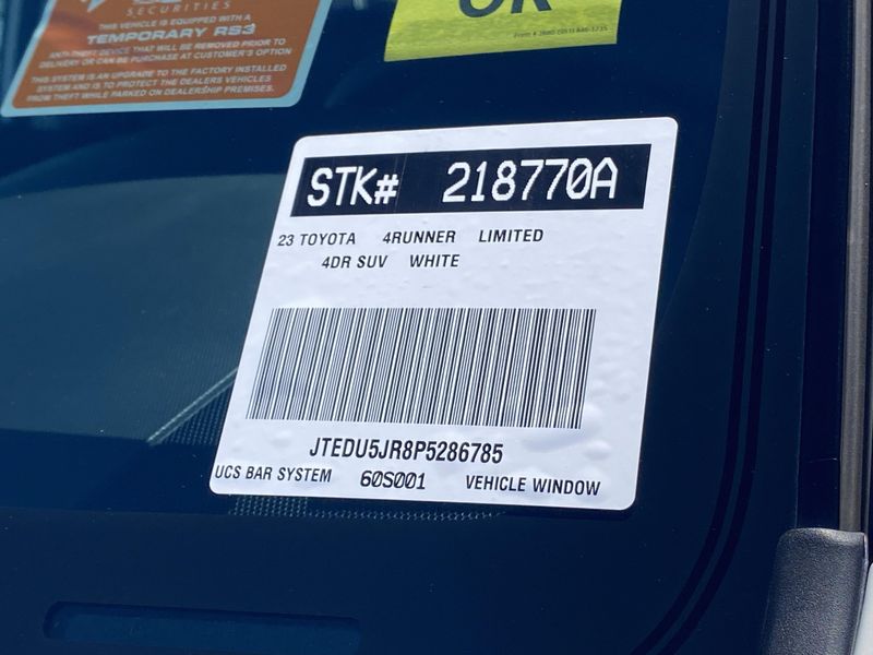 Used 2023 Toyota 4Runner LimitedImage 33