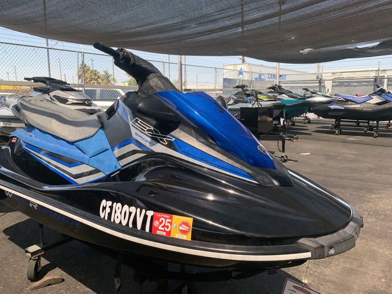 2020 Yamaha EX SPORT- BLACK/AZURE BLUE Image 12