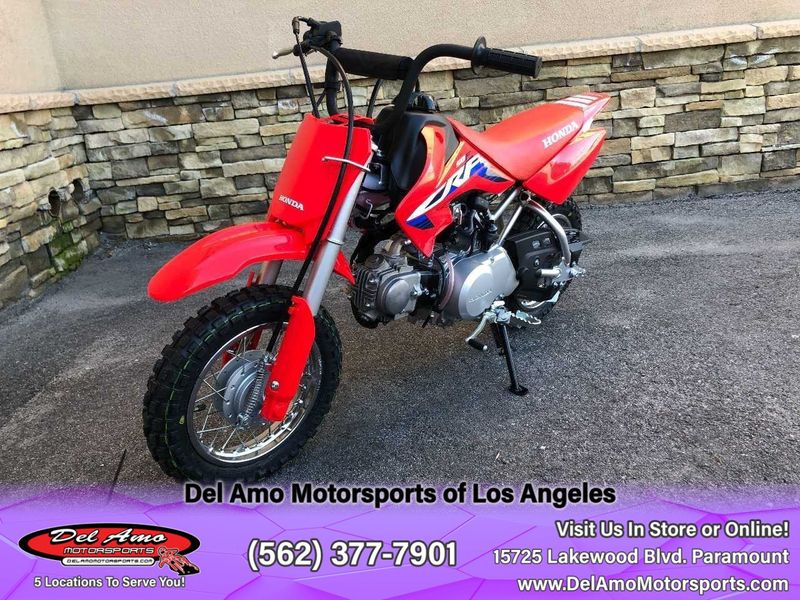 2024 Honda CRF50FR  in a WHITE exterior color. Del Amo Motorsports of Los Angeles (562) 262-9181 delamomotorsports.com 