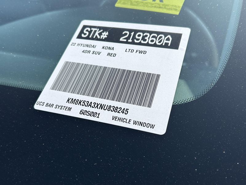 Used 2022 Hyundai Kona LimitedImage 31