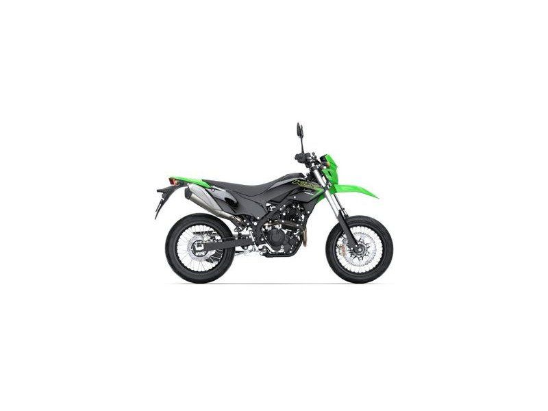 2023 Kawasaki KLX 230SM ABS in a Lime Green exterior color. New England Powersports 978 338-8990 pixelmotiondemo.com 