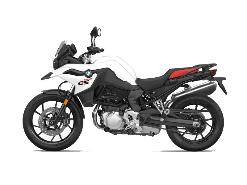 2023 BMW F 750 GS in a Light White - Low Suspension exterior color. San Jose BMW Motorcycles 555-555-5555 sjbmw.com 