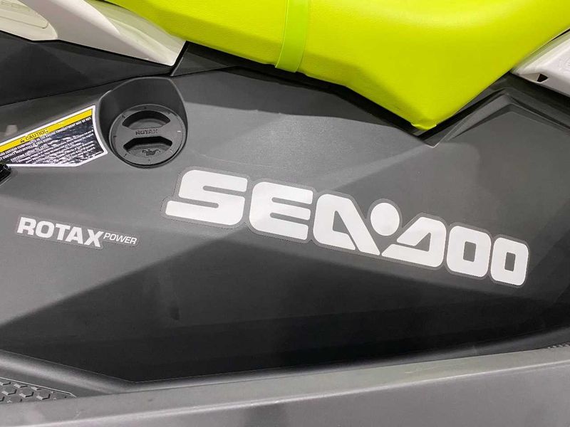 2023 Sea-Doo 63PF  in a MANTA GREEN / WHITE exterior color. Del Amo Motorsports delamomotorsports.com 