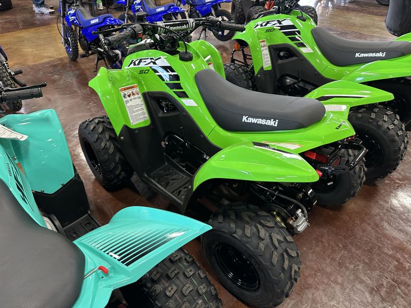 2025 Kawasaki KFX 50 LIME GREENImage 6