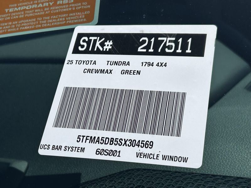 2025 Toyota Tundra 1794 EditionImage 20