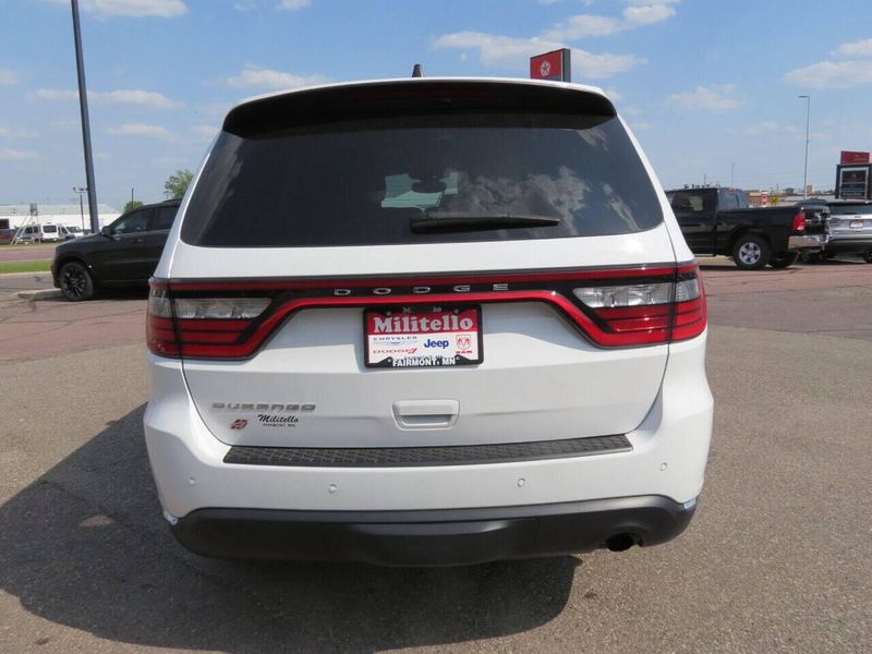 2021 Dodge Durango SXT Plus AWD 4dr SUV in a White exterior color and Blackinterior. Militello Motors ​507-200-4344 militellomotors.net 