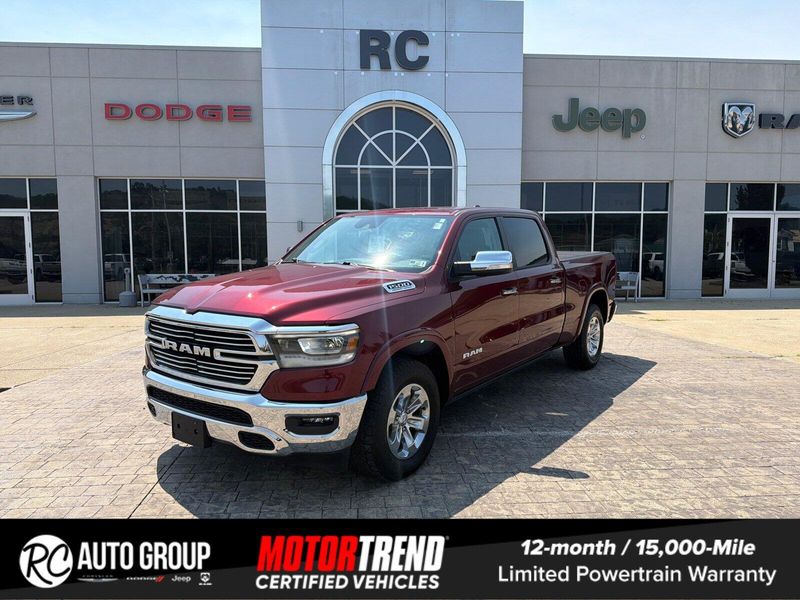 2022 RAM 1500 Laramie 4x4 Red at RC Chrysler Dodge Jeep Ram Newell WV