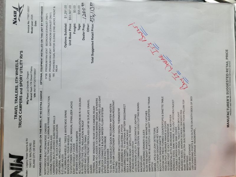 New 2026 NORTHWOOD MFG NASH 17K Image 14