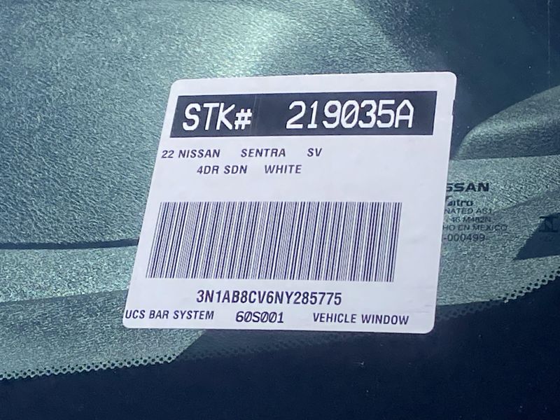 Used 2022 Nissan Sentra SVImage 31