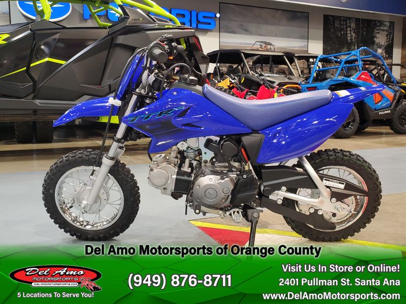 2024 Yamaha TTR50ERC  in a TEAM YAMAHA BLUE exterior color. Del Amo Motorsports of Orange County (949) 416-2102 delamomotorsports.com 