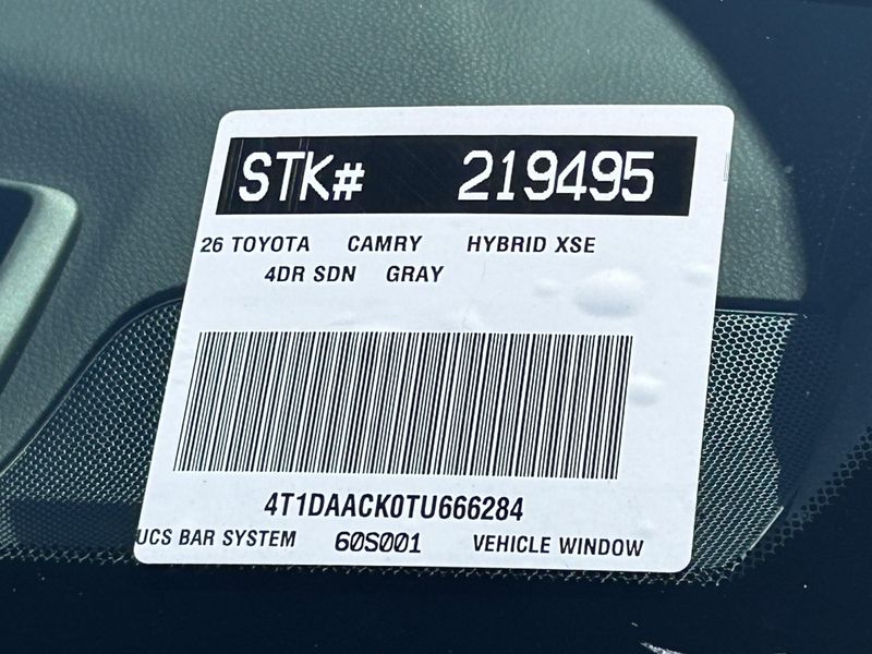 New 2026 Toyota Camry XSEImage 22