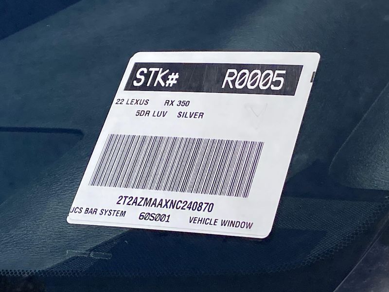 Used 2022 Lexus RX 350Image 33