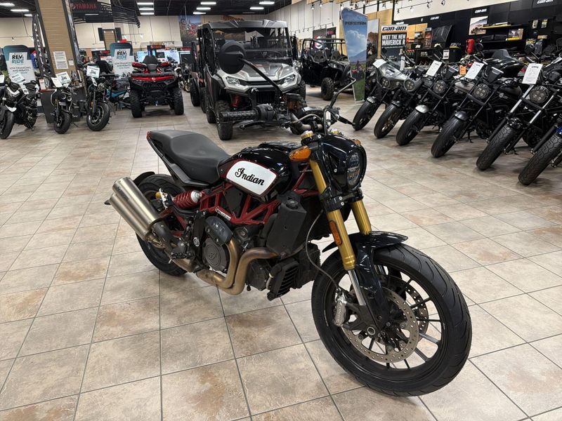 Used 2019 Indian Motorcycle FTR 1200 S  in a CARBON exterior color. Vista Del Amo Motorsports 760-330-5665 delamomotorsports.com 