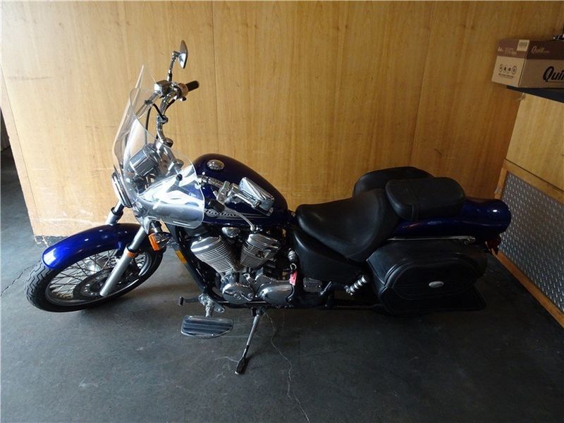 2003 Honda VT600  in a Blue exterior color. Parkway Cycle (617)-544-3810 parkwaycycle.com 