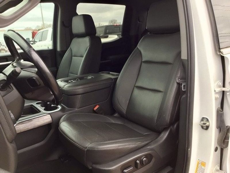 2022 Chevrolet Silverado 1500 LTD LTZ in a Summit White exterior color and Jet Blackinterior. Matthews Chrysler Dodge Jeep Ram 918-276-8729 cyclespecialties.com 