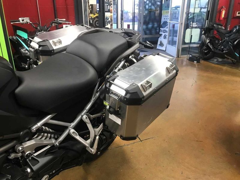 2023 Triumph TIGER 1200 RALLY EXPLORER  in a SAPPHIRE BLACK exterior color. Del Amo Motorsports delamomotorsports.com 