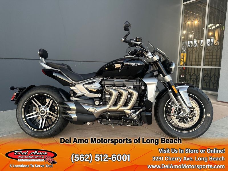 2023 Triumph ROCKET 3 GT  in a SAPPHIRE BLACK exterior color. Del Amo Motorsports of Long Beach (562) 362-3160 delamomotorsports.com 