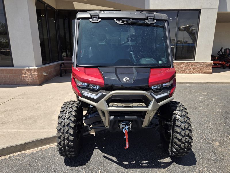 2025 Can-Am DEFENDER MAX LIMITED CAB HD10 FIERY RED Image 6