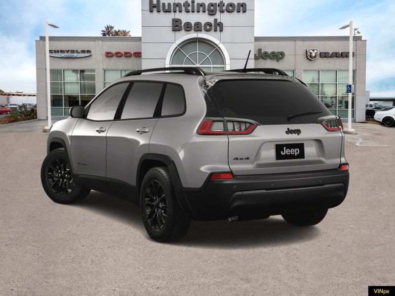 2023 Jeep Cherokee Altitude Lux 4x4 in a Sting-Gray exterior color and Blackinterior. BEACH BLVD OF CARS beachblvdofcars.com 