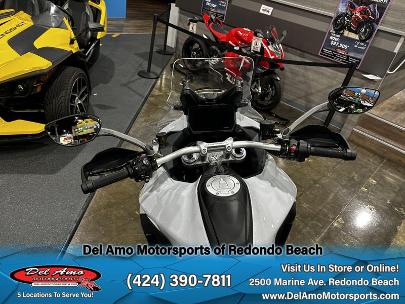 2023 Ducati MULTISTRADA V4 S  in a ICEBERG WHITE exterior color. Del Amo Motorsports of Redondo Beach (424) 304-1660 delamomotorsports.com 