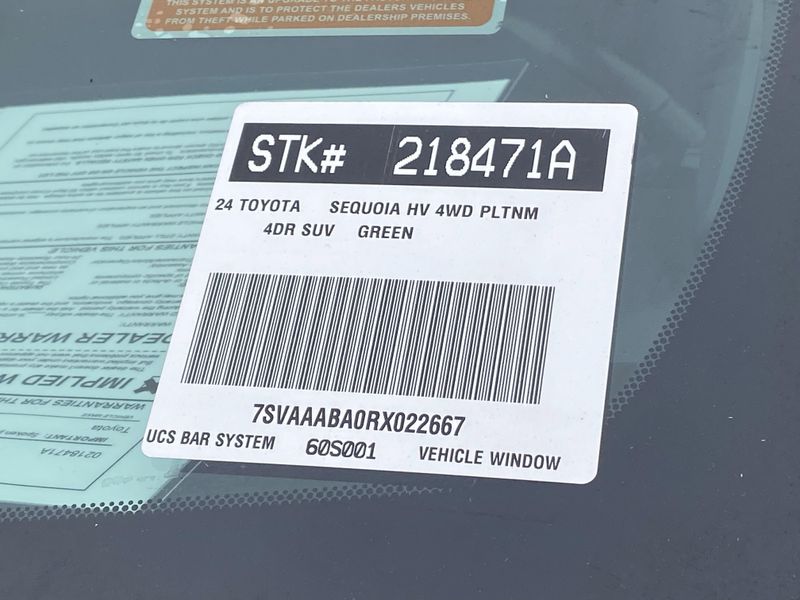 Used 2024 Toyota Sequoia PlatinumImage 34