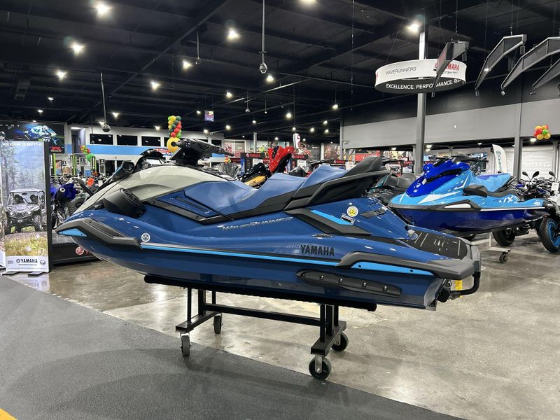 2025 Yamaha FX LIMITED SVHO  in a DEEPWATER BLUE exterior color. Del Amo Motorsports of Redondo Beach (424) 390-7811 delamomotorsports.com 