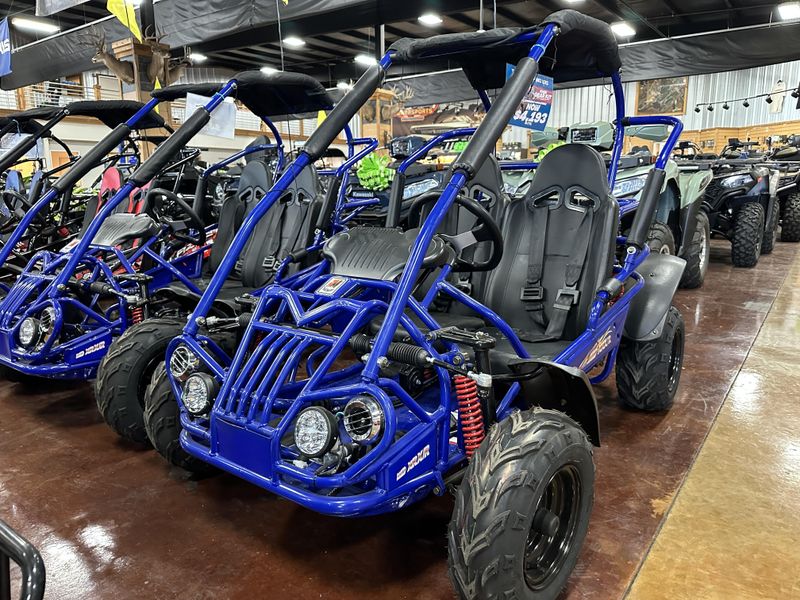 2023 TRAILMASTER MID XRXR BLUE  in a BLUE exterior color. Family PowerSports (877) 886-1997 familypowersports.com 