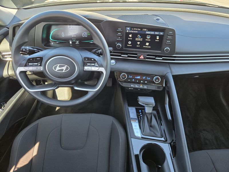 Used 2026 Hyundai Elantra Hybrid Blue Sedan