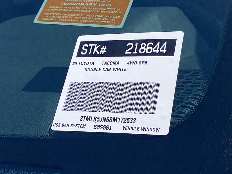 New 2025 Toyota Tacoma SR5Image 21
