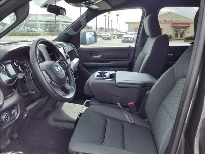 2024 RAM 1500 Tradesman in a Granite Crystal Metallic Clear Coat exterior color and Blackinterior. Perris Valley Auto Center 951-657-6100 perrisvalleyautocenter.com 