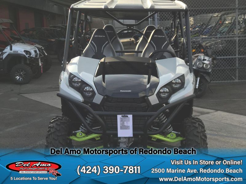 New 2025 Kawasaki TERYX4 S LE  in a ICE GRAY/SUPER BLACK exterior color. Del Amo Motorsports of Redondo Beach (424) 390-7811 delamomotorsports.com 