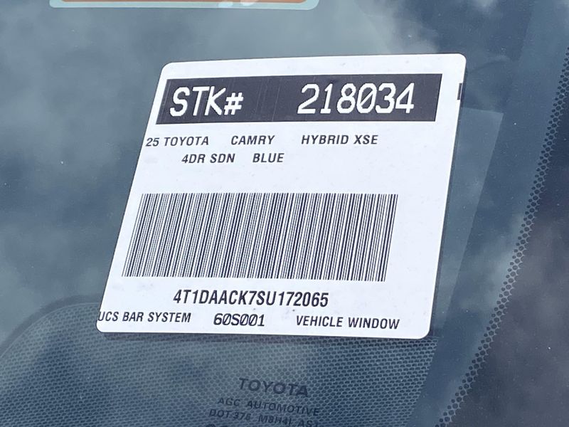 New 2025 Toyota Camry XSEImage 21