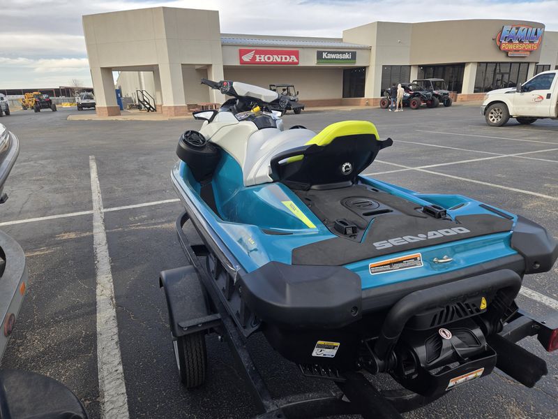 2025 SEADOO GTI SE 170 WITH SOUND SYSTEM IDF TEAL BLUE AND MANTA GREEN Image 4