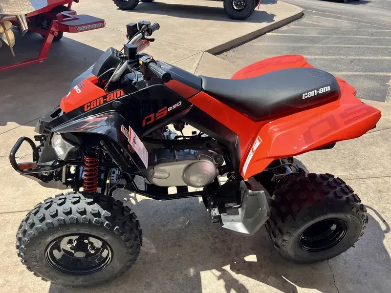 2024 CAN-AM DS 250 BLACK AND CANAM REDImage 2